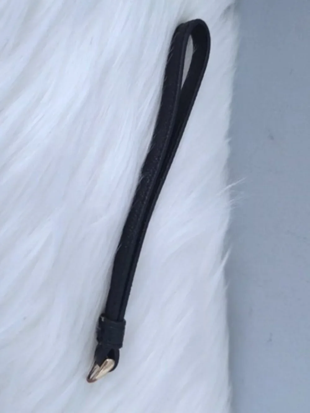Coach replacement wristlet strap coated canvas EUC